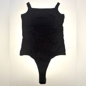 House of Harlow Scoop Back Black Soft Stretchy Bodysuit Size XS Great Condition